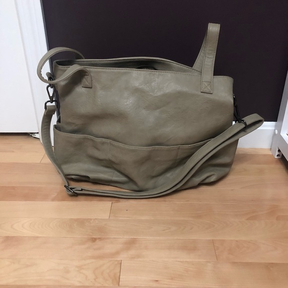 The Honest Company Vegan Leather Carryall Satchel - Picture 3 of 4